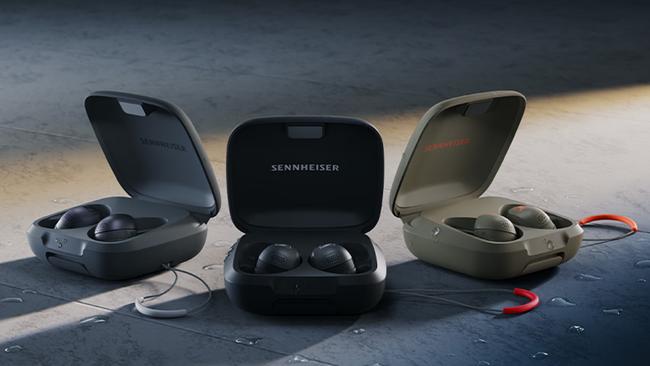 Sennheiser Momentum Sport are earbuds with excellent anti-wind noise cancellation.