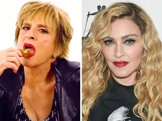 Madonna and Patti LuPone together.