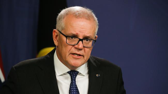 Mr Morrison spent an hour defending himself over the saga on Wednesday. Picture: Gaye Gerard / NCA NewsWire