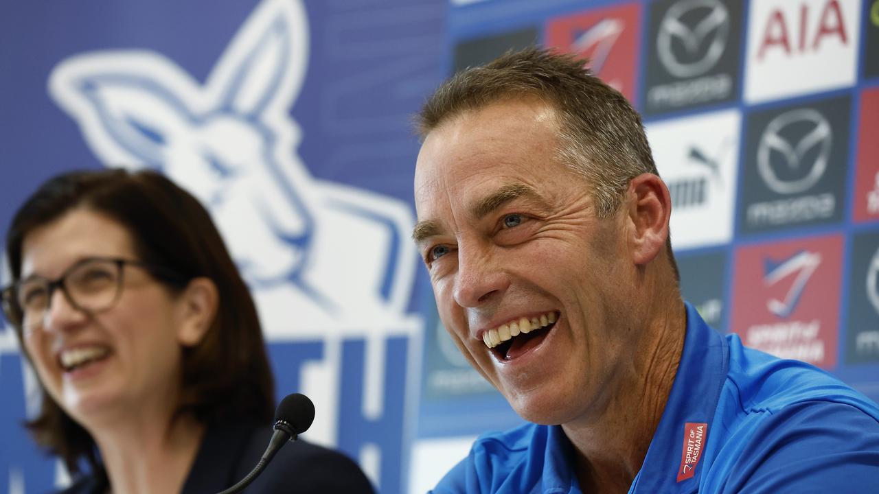 Clarkson looks happy with his decision. Photo by Darrian Traynor/Getty Images