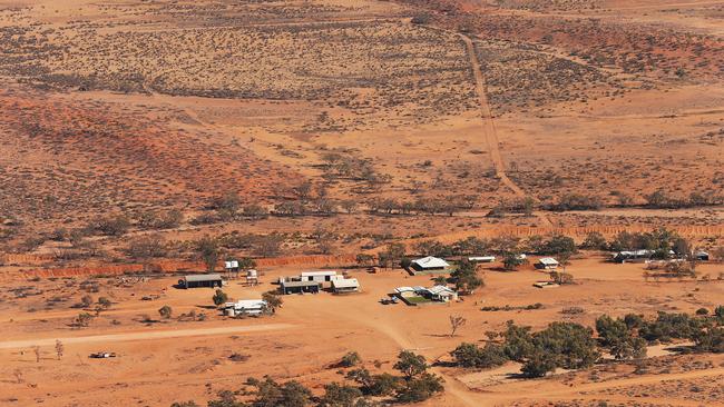 Anna Creek station in northern South Australia. Picture: Lyndon Mechielsen/The Australian