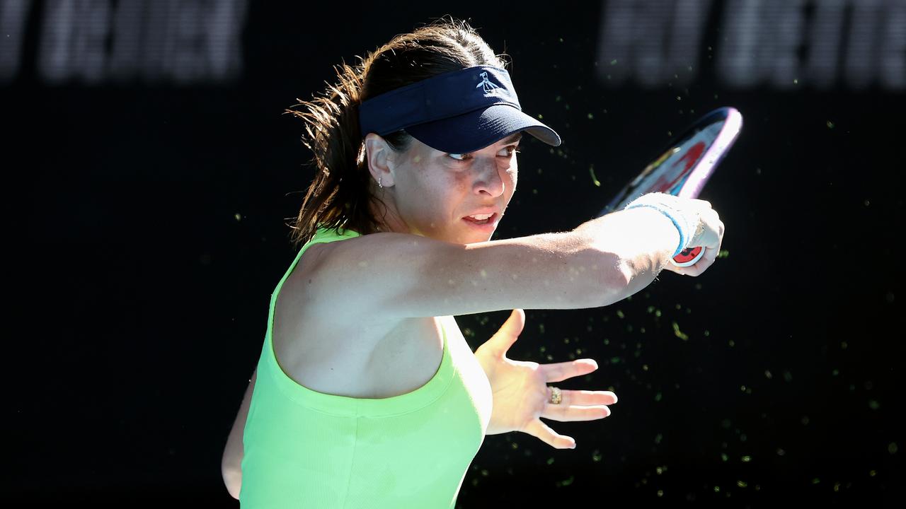 Australian Open Ajla Tomljanovic trying to fill the blank page left by