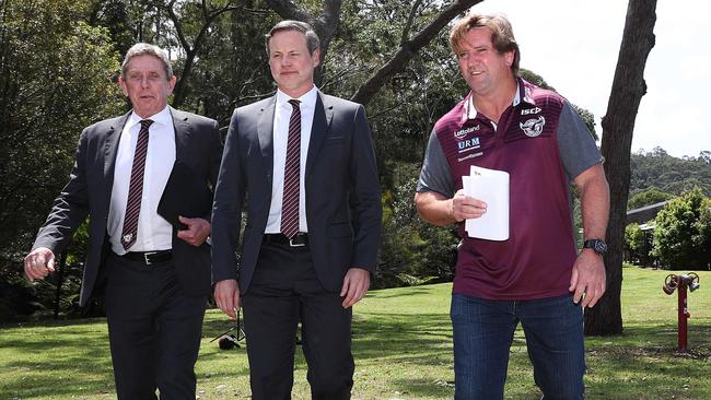 CEO Lyall Gorman and chairman Penn have a lot riding on Hasler. (Brett Costello)