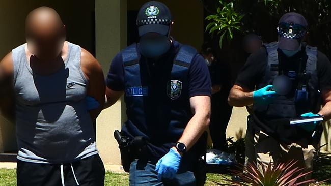 Six men were charged with drug trafficking after the South Australia National Anti-Gangs Squad found more than 320kg of dried cannabis and $50,000 cash at a Northfield property. Picture: AFP