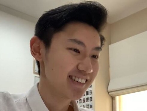 Maribyrnong College year 12 student Winton Lou is thrilled with his ATAR result. Picture: Supplied