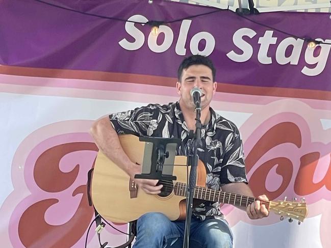 William Ramage performs at the Fraser Coast Flavours Festival at Seafront Oval on September 1, 2023.