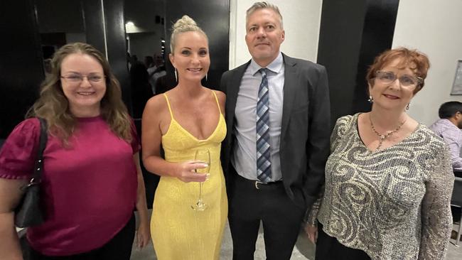 Councillor Tanya McLoughlin, Lisa Marshall, Darrin McNeilagh and Trish Mears enjoyed the 2023 Bundaberg & District Business Excellence Awards.
