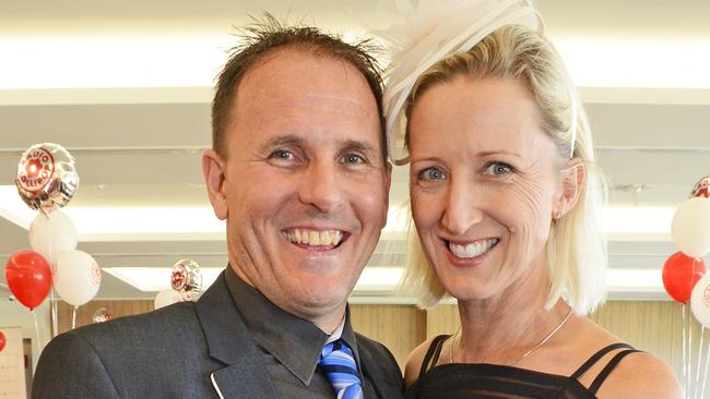 Dean and Reen Mercer pictured at a charity day at Gold Coast Turf Club. Photo: Regina King