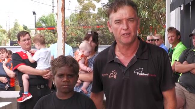 Darren Clark took Sky News on a tour through Alice Springs at night.