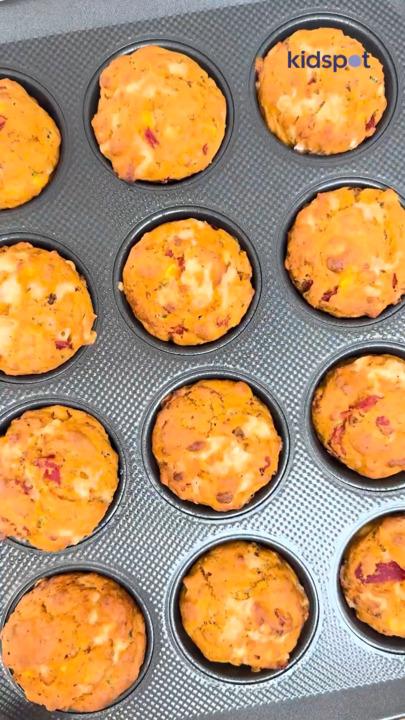 Veggie packed taco muffins