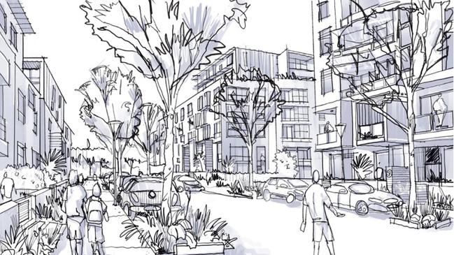 A new main street in Kellyville will be included in the $770m development proposal