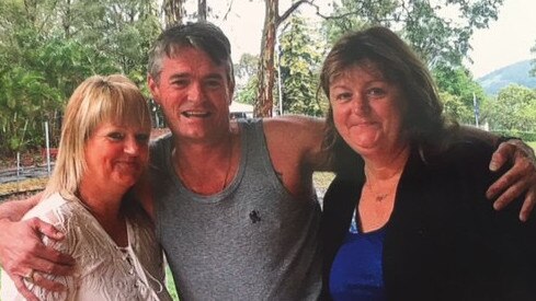 Kym (right) with her siblings, Kaye Eden (left) and Brad Schulz. Picture: supplied.