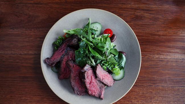 The Striploin salad. Picture Rebecca Michael.