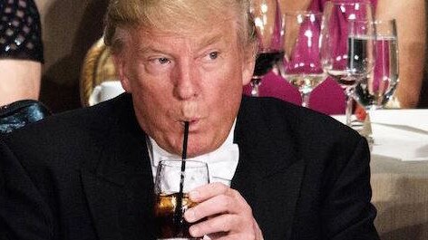 Donald Trump downs 12 Diet Cokes a day. Picture: Getty Images.