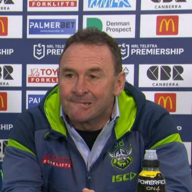 Ricky Stuart called Salmon a "weak gutted dog".