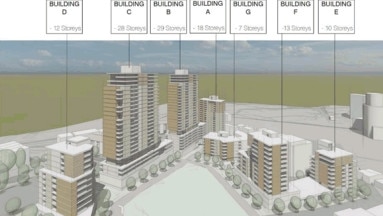 Building C will reach 29 storeys.