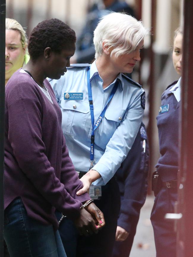 Akon Guode received 22 years for the murder of two children. Picture: AAP