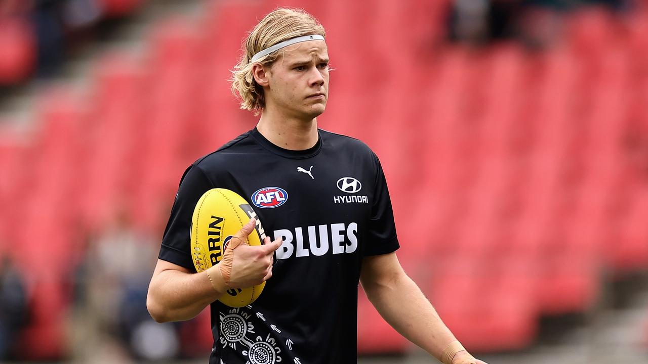 The Cats will look to pair the young Carlton ruckman with brother Sam at the Cattery. (Photo by Cameron Spencer/AFL Photos/Getty Images)