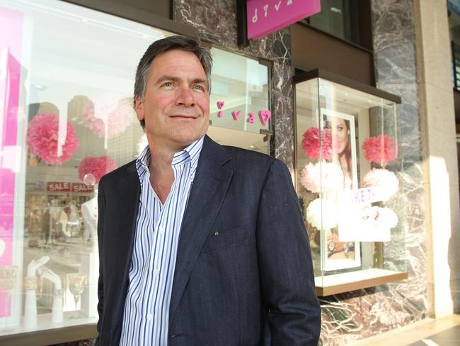 Founder of DIVA jewellery Brett Blundy pictured in Circular Quay.