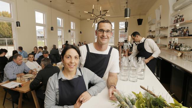 The Agrarian Kitchen Eatery owners Séverine Demanet and Rodney Dunn held a soft opening today at their new site in Willow Court in New Norfolk. Picture: MATT THOMPSON