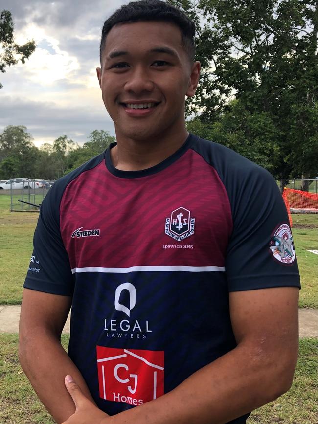 Ipswich SHS second rower Kuli Finefeuiaki
