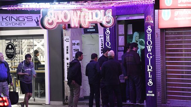 Showgirls nightclub in Kings Cross / Picture: Gordon McComiskie