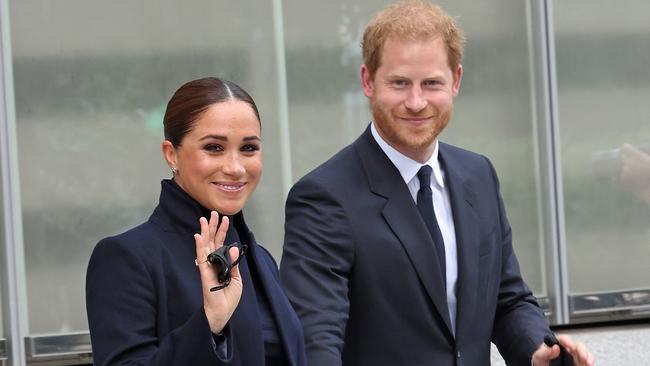 Harry and Meghan weighing in on the US election reportedly left the Palace fuming. Picture: WireImage.