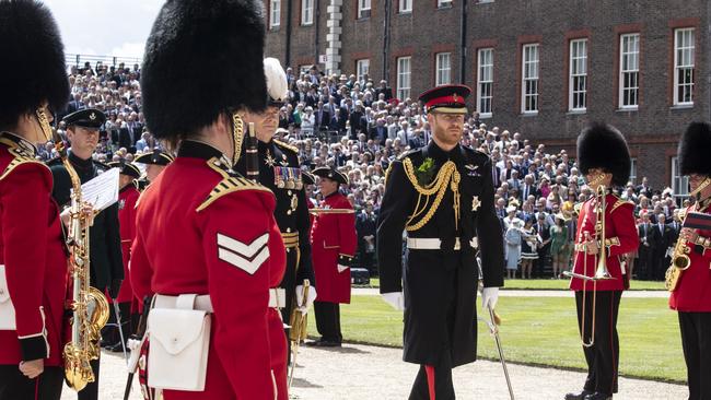 Prince Harry attends the annual Founder's Day parade at Royal Hospital Chelsea. Picture: Heathcliff O'Malley — WPA Pool/Getty Images