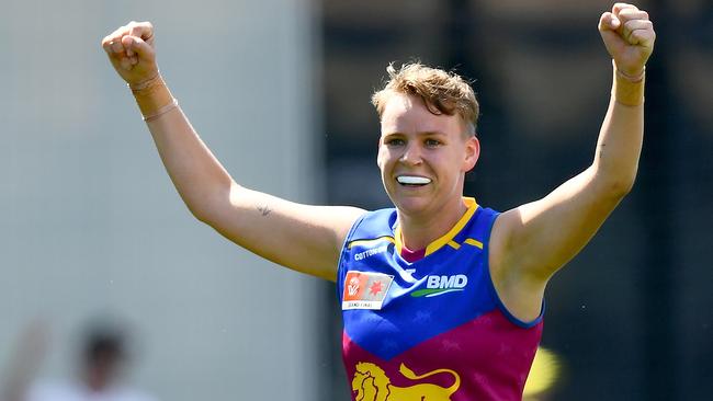 Dakota Davidson was the final quarter hero for Brisbane. Picture: Getty Images