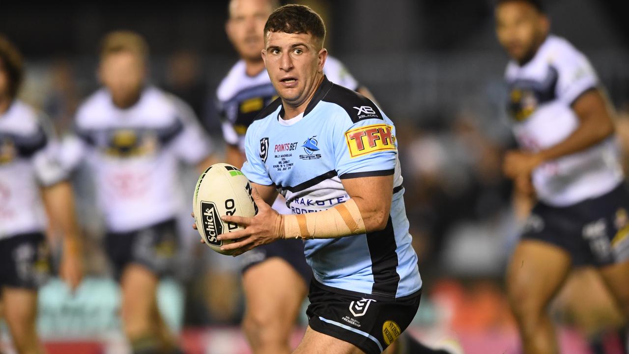 Billy Magoulias looks like another great find for Cronulla. Photo: Grant Trouville NRL Photos