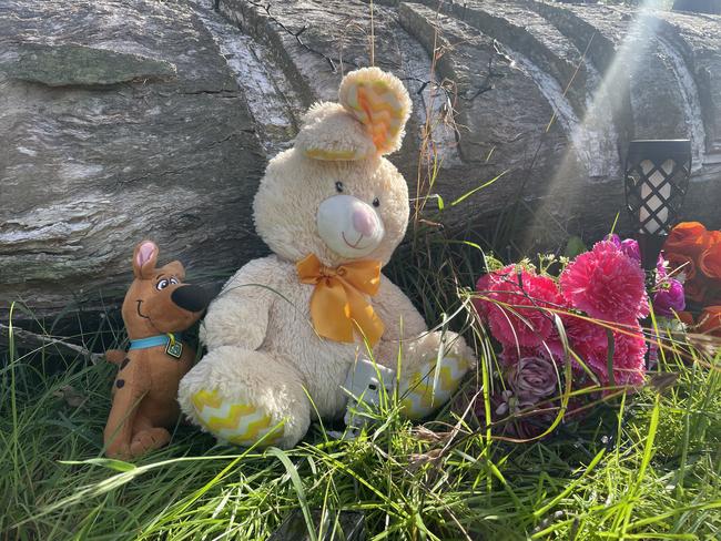 Tributes have begun appearing for the two young boys it is suspected were murdered by their grandmother.