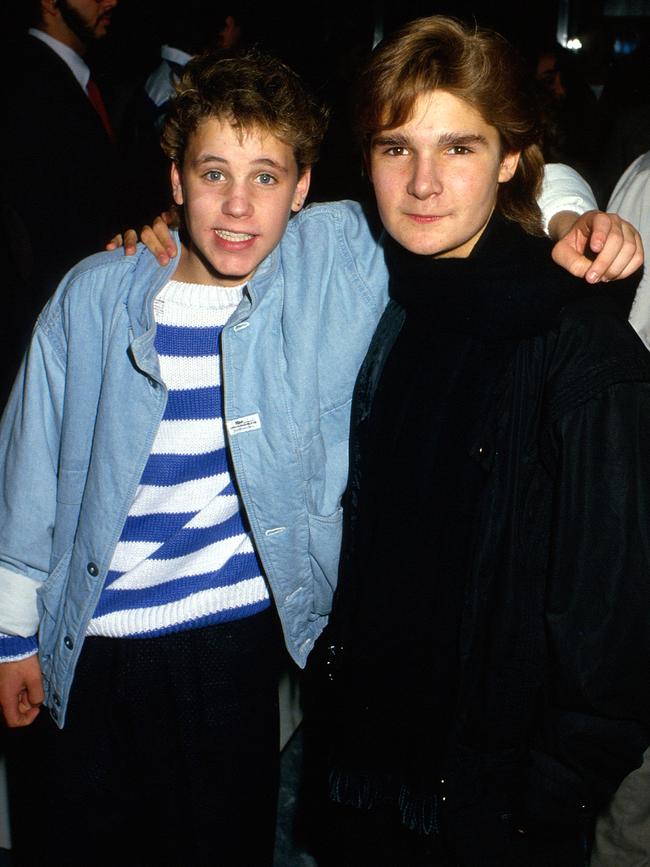 Corey Feldman and Corey Haim Photo by Greg De Guire 1987