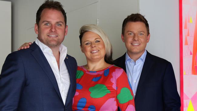 Siblings Ben, Nick and Sarah Fordham. Picture: News Corp