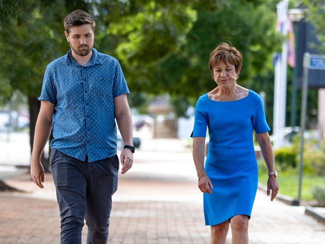 Psychologist Lachlan Forster Murray and State MP and Shooters, Fishers and Farmers member Helen Dalton. Picture: Andrew McLean