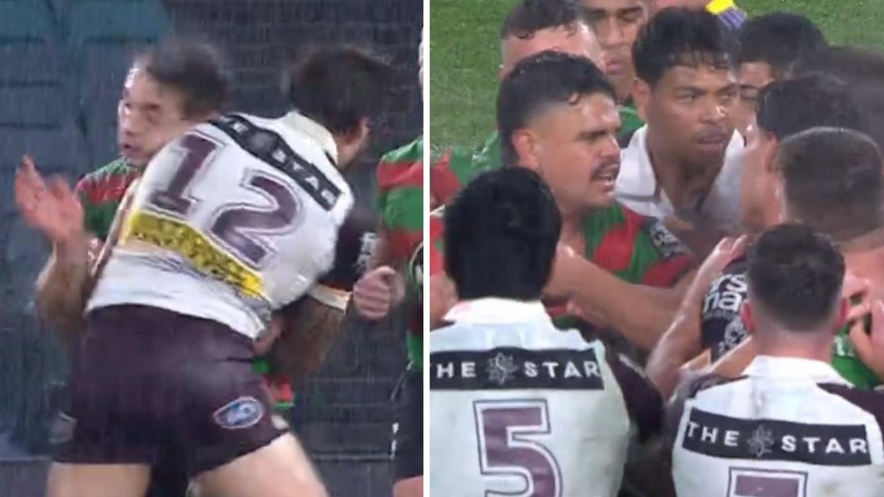 The controversial moment was a flashpoint. Photo: Fox Sports