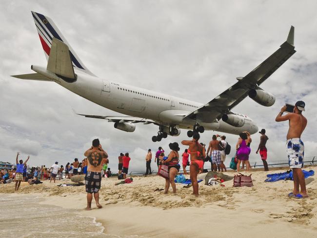 The airport is famous for its jawdropping landings. Picture: Ivan Wong Rodenas