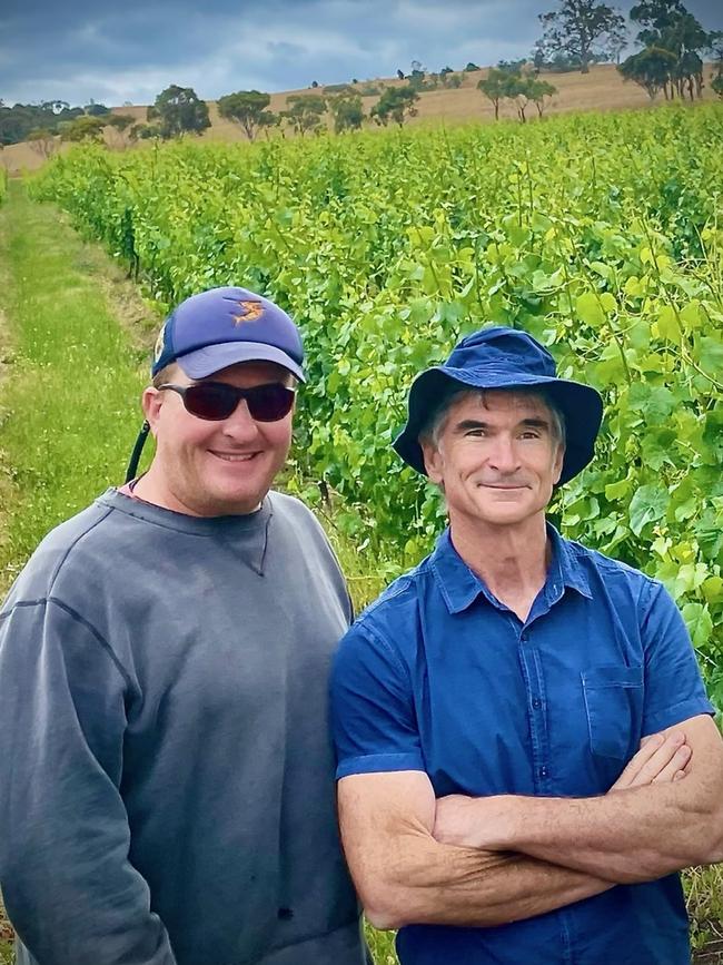 L-R Brad Rogers and Steve Flamsteed. Photo: Supplied by Decades Wines