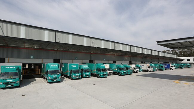 Toll Gold Coast covers 10,250 sqm and is a $33m purpose-built logistics hub located in Arundel. Photo: Supplied