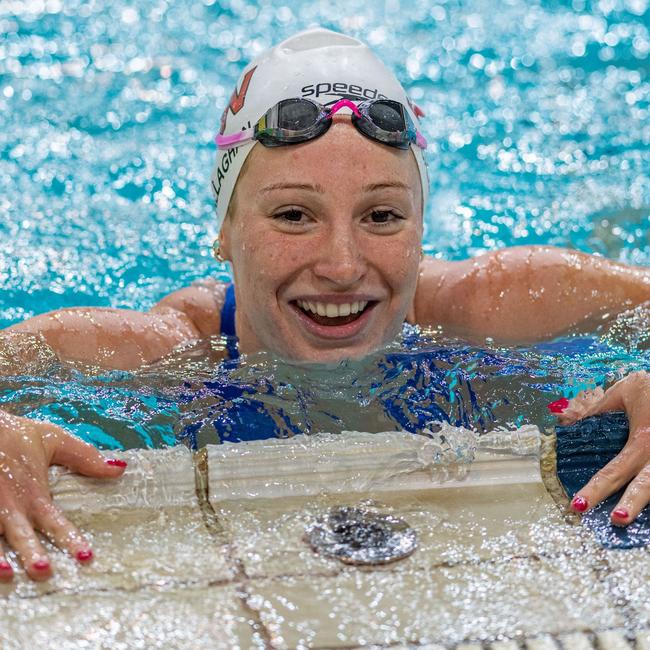 Mollie O'Callaghan is a champion in the water. Picture: Wade Brennan