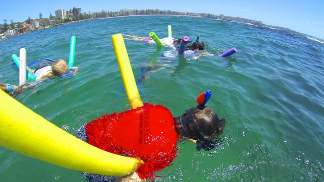 Kids are having more eco birthday parties such as snorkelling, bushwalking and paddleboarding.