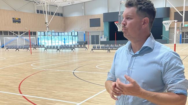 Coffs Harbour council's City Prosperity group leader Dan Heather. The $28m Wiigulga Sports Complex at Woolgoolga near Coffs Harbour. Picture: Chris Knight