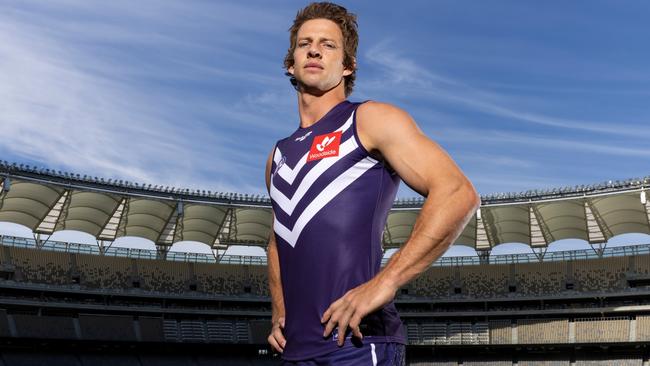 Dockers star Nat Fyfe will return to football via the WAFL. Picture: Paul Kane/Getty Images