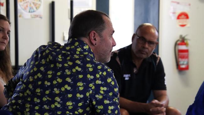 The Rite Journey founder and director Andrew Lines presenting to Good Shepherd Lutheran College staff in October 2023 ahead of the year 9 program being launched earlier this year. Picture: Good Shepherd Lutheran College/ Facebook