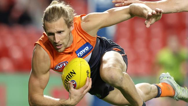 Gun defender Nick Haynes was the best player on the park. Picture: Getty Images