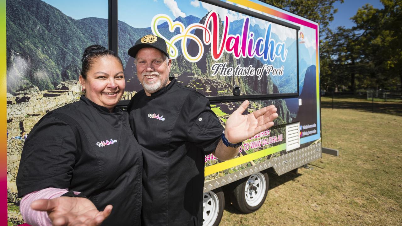 Mel Valencia and Phill Routledge are excited to share their love of Peru with their food van business Valicha, Monday, August 28, 2023. Picture: Kevin Farmer