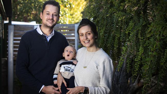 John, Eline and Juca Juchem of Sandy Bay. Picture: CHRIS KIDD