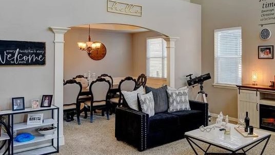 The house was bought in 2022 (picture shows new residents' decor). Picture: Zillow