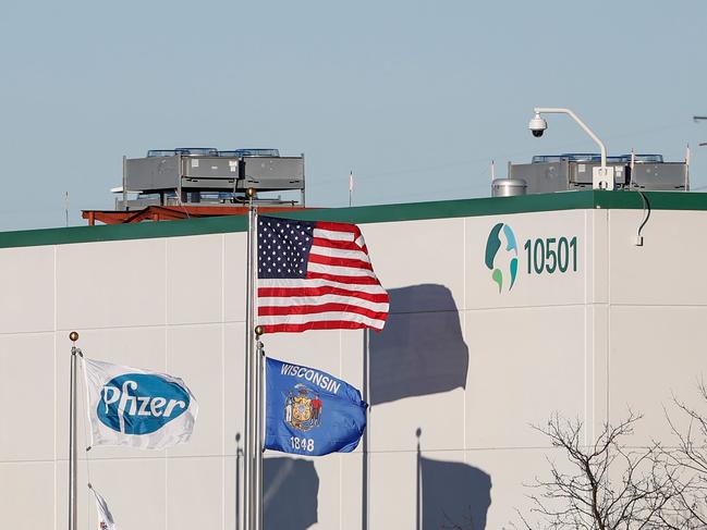 The Pfizer facility in Pleasant Prairie, Wisconsin. Picture: AFP