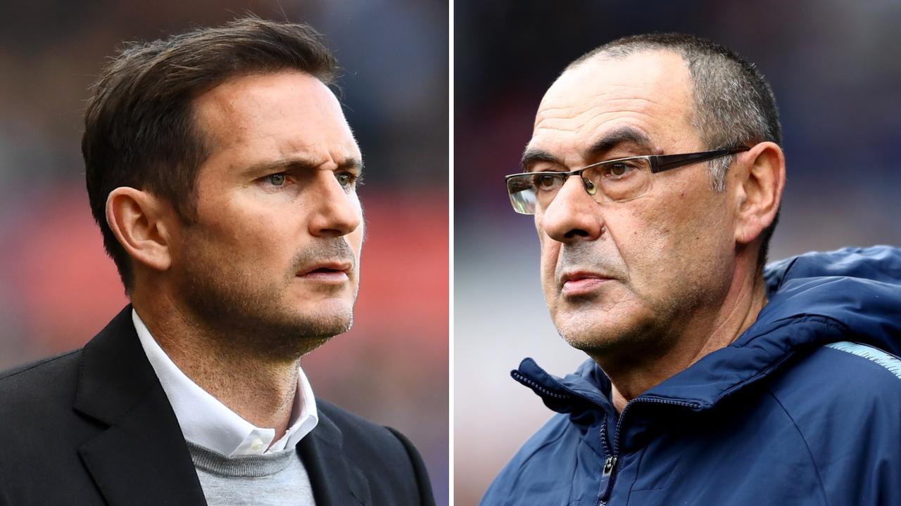 Maurizio Sarri's looming exit means Chelsea could move for former player Frank Lampard