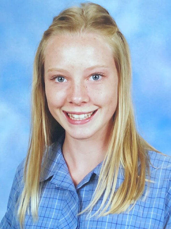 Matthew Flinders Girls Secondary College alumni Jessie Christiaans in her school days